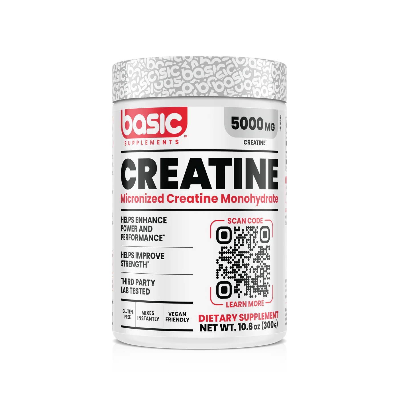 Basic Creatine // 60 Serves BASIC NTS Newtown Supplement Store Sydney
