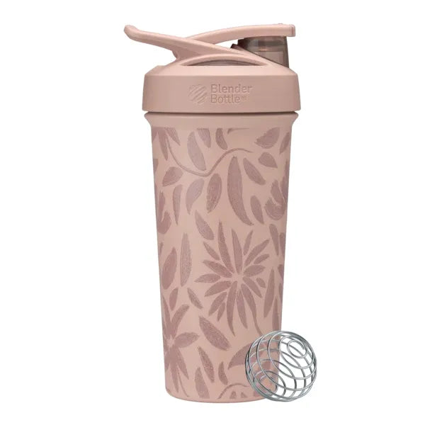 Blender Bottle STRADA SLEEK // Stainless Steel 740ml Blender Bottle Flower NTS Newtown Supplement Store Sydney