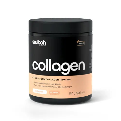 COLLAGEN SWITCH // Type I, II & III Collagen Protein SWITCH Unflavoured / 20 Serves NTS Newtown Supplement Store Sydney