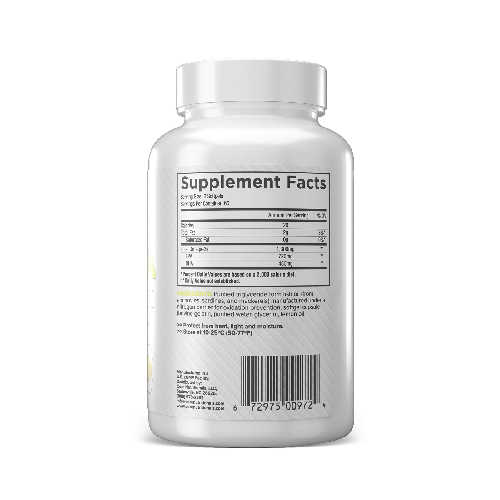 Core Omega // High Purity Fish Oil Core Nutritionals NTS Newtown Supplement Store Sydney