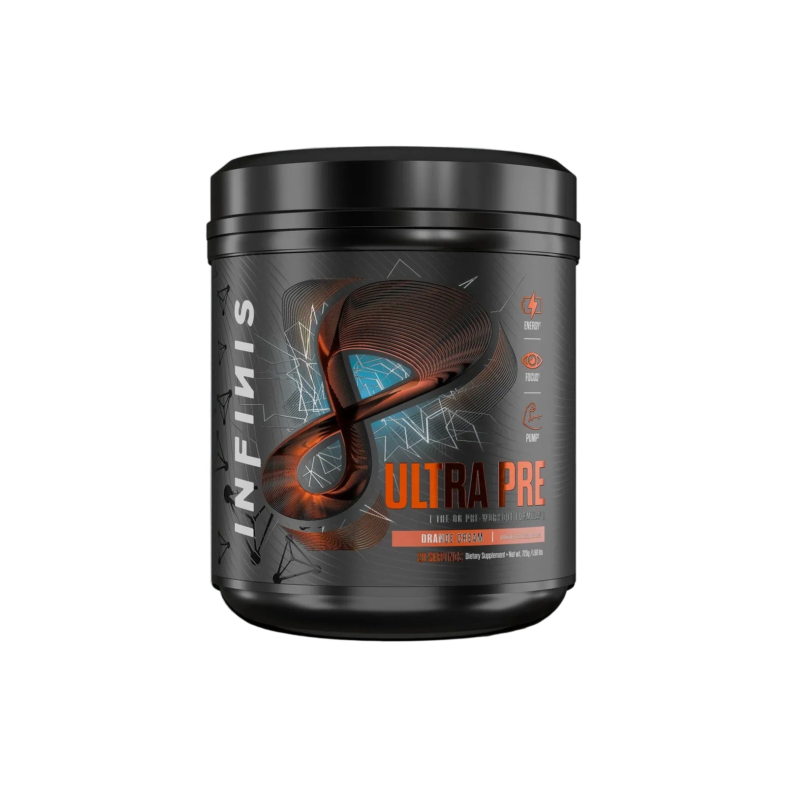 Infinis Ultra Pre // All-in-One Pre-Workout Infinis Nutrition Orange Cream NTS Newtown Supplement Store Sydney