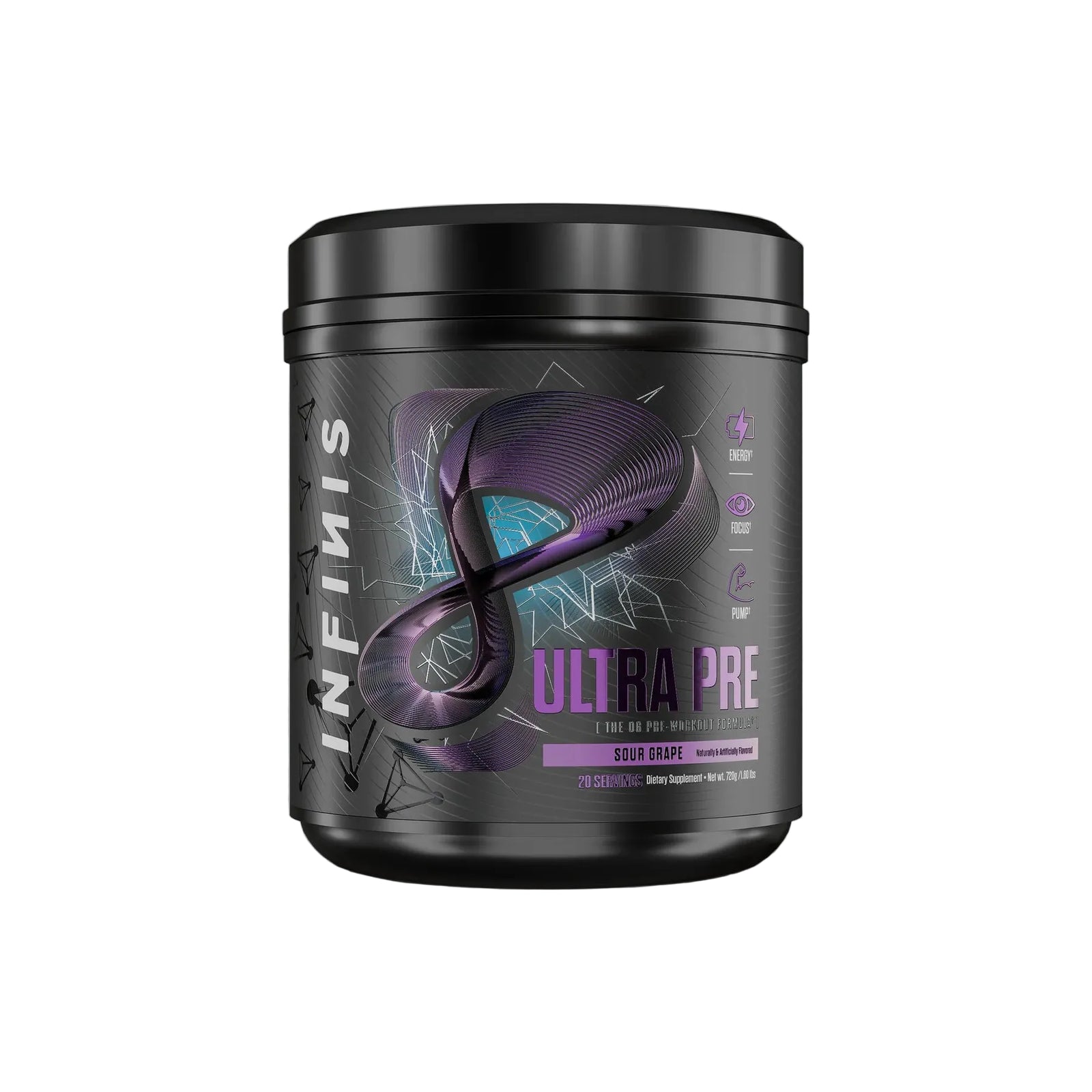 Infinis Ultra Pre // All-in-One Pre-Workout Infinis Nutrition Sour Grape NTS Newtown Supplement Store Sydney