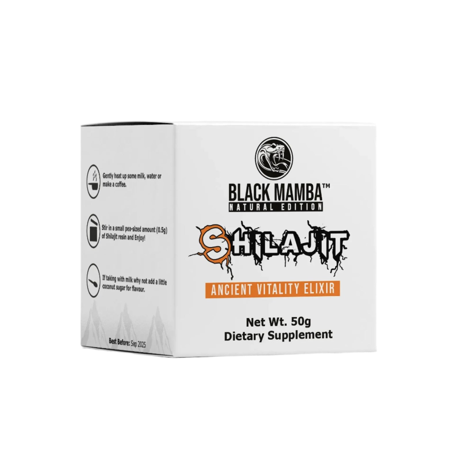 Shilajit // 100 Serves Black Mamba Nutrition NTS Newtown Supplement Store Sydney