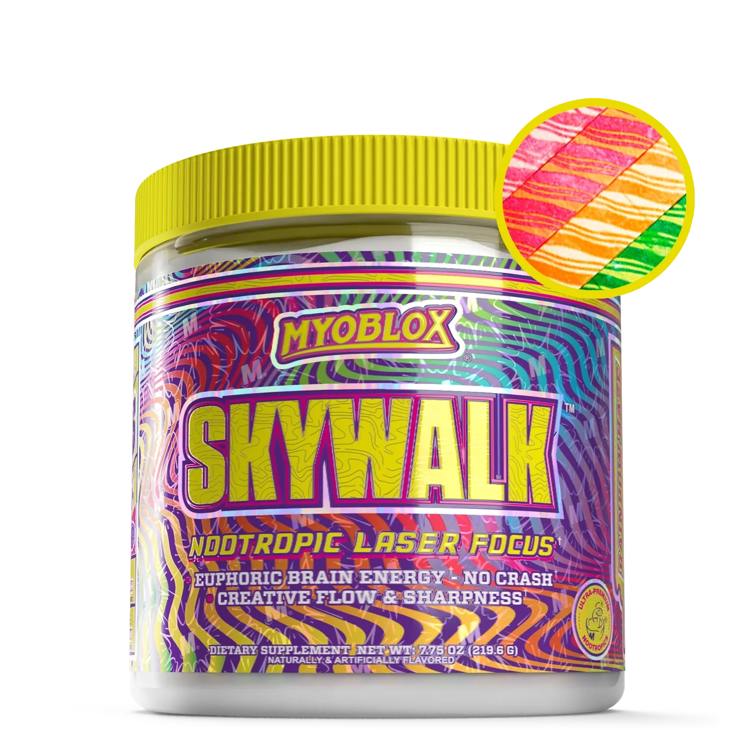 SKYWALK™ // BRAIN FUEL Myoblox RAINBOW HAZE NTS Newtown Supplement Store Sydney
