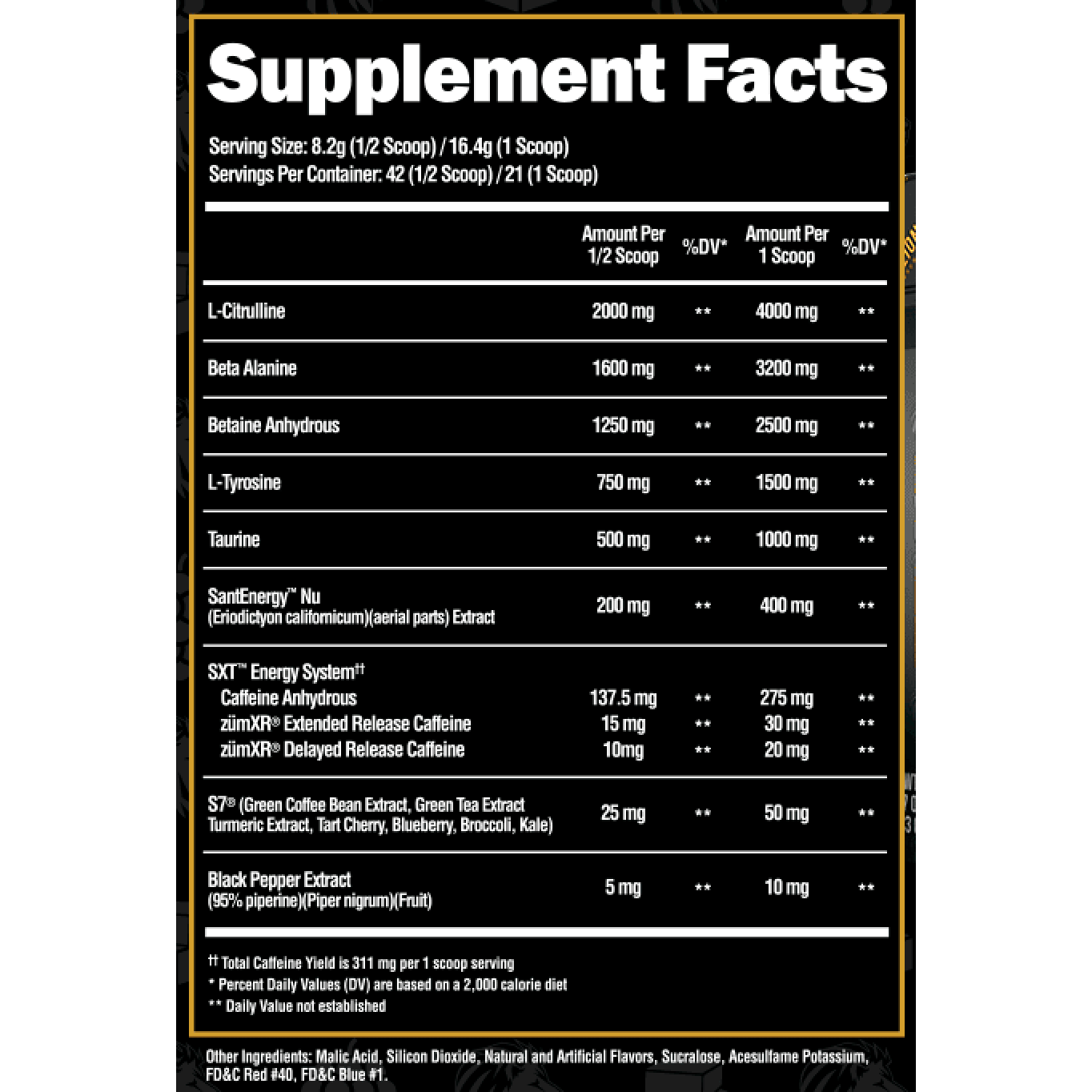 Super Human Pre // 21 / 42 Servings ALPHA LION NTS Newtown Supplement Store Sydney