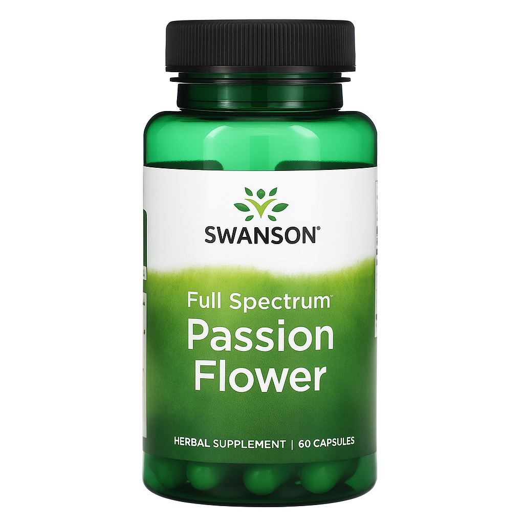 Swanson Full Spectrum Passion Flower 500 mg // 60 Capsules Swanson NTS Newtown Supplement Store Sydney