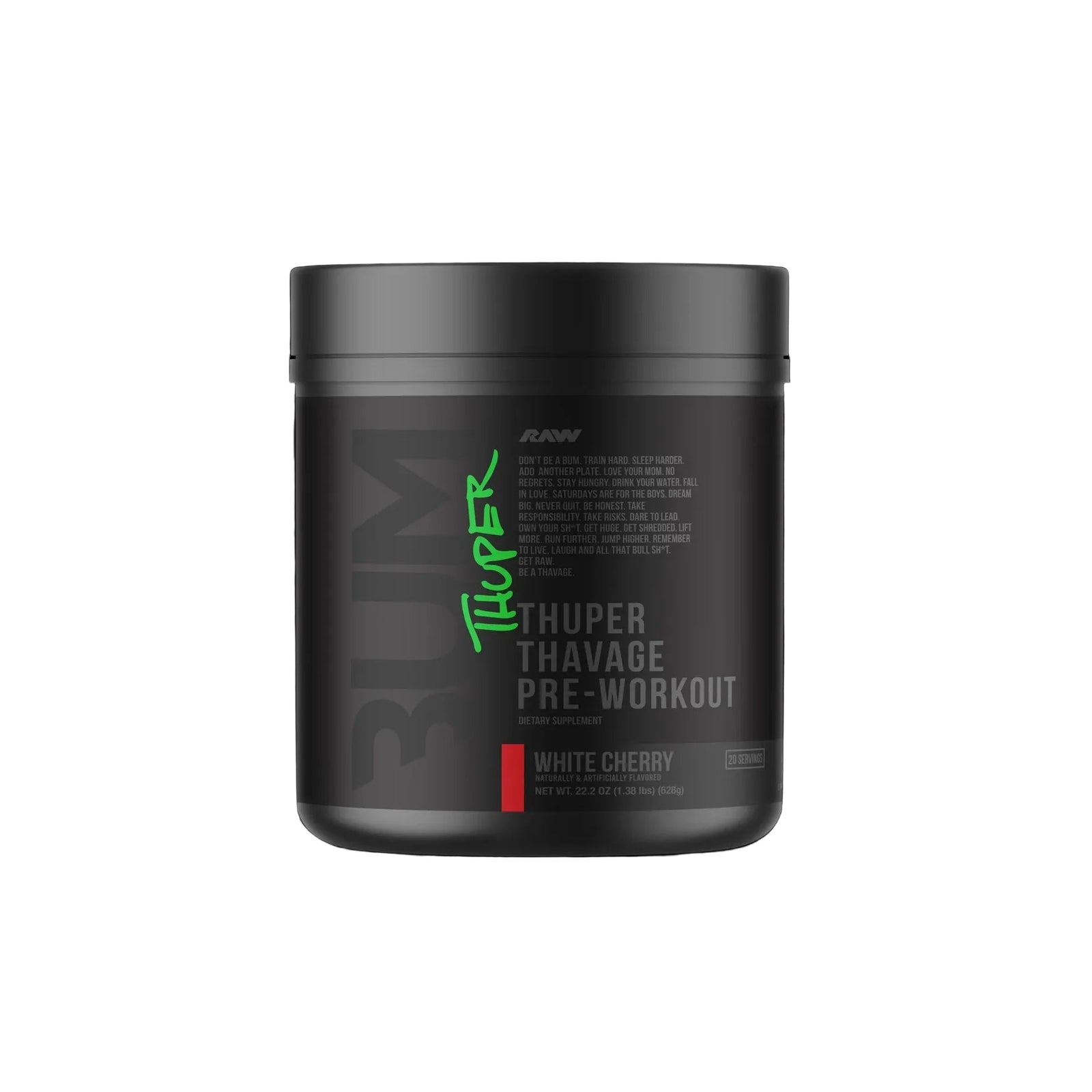 Thuper Thavage Pre-Workout RAW Cherry Berry NTS Newtown Supplement Store Sydney