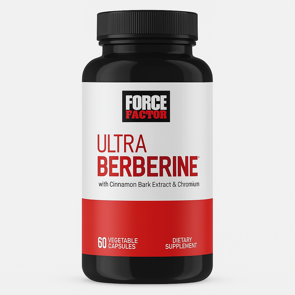 Ultra Berberine 500mg // with Cinnamon Bark & Chromium Force Factor NTS Newtown Supplement Store Sydney