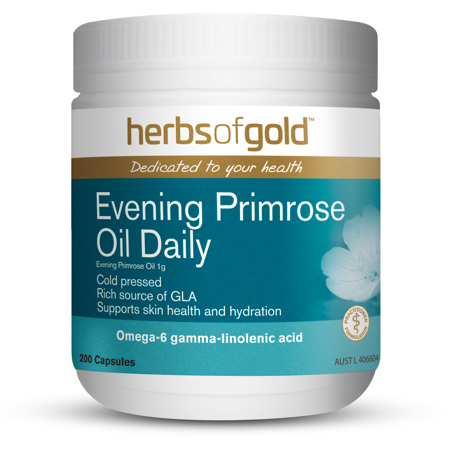 Evening Primrose Oil Daily // 200 serves Herbs of Gold NTS Newtown Supplement Store Sydney