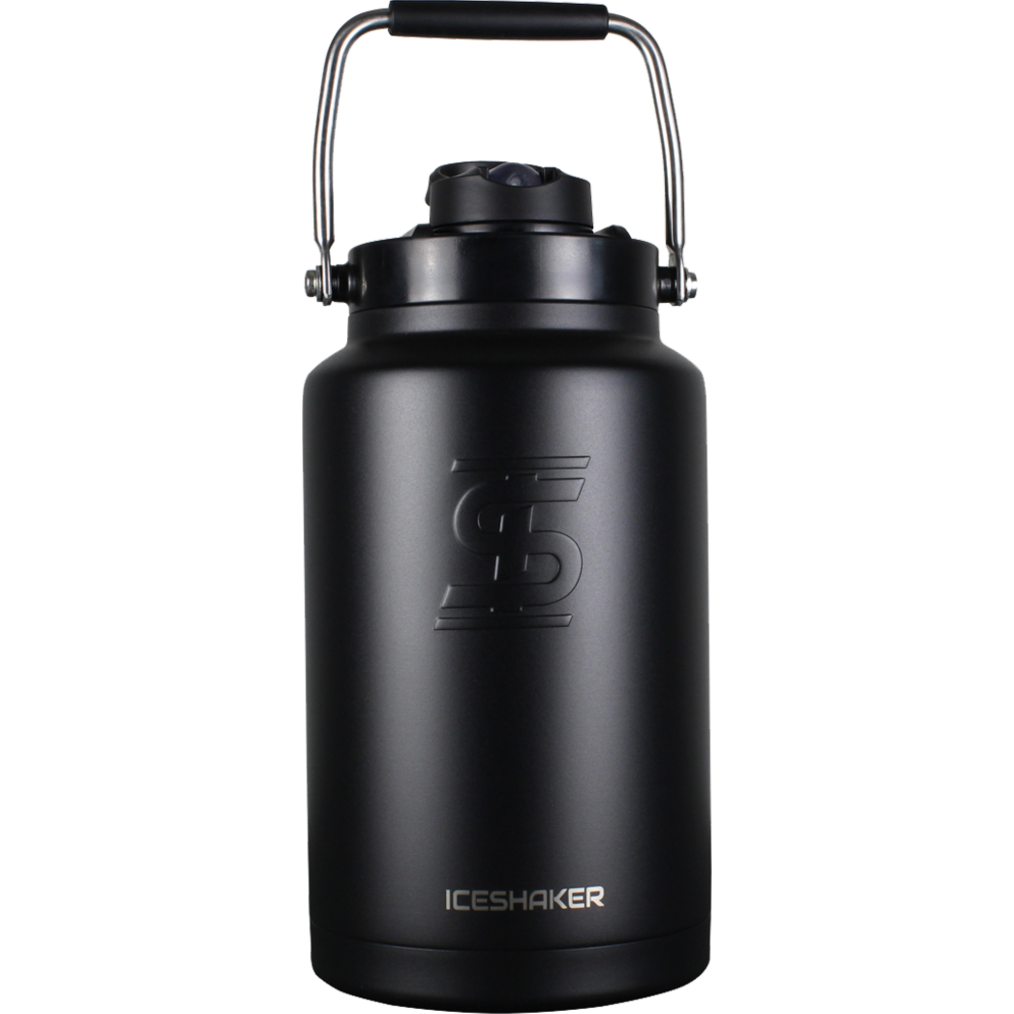 1 Gallon Water Jug (Black) // Kitchen Grade Stainless Steel ICESHAKER NTS Newtown Supplement Store Sydney