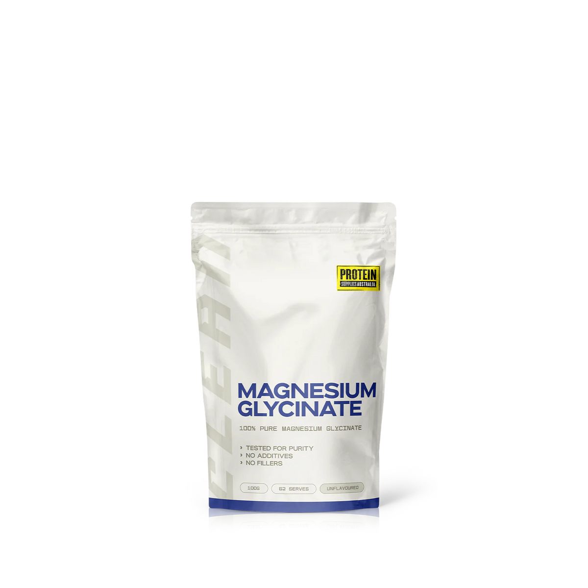 100% Pure Magnesium Glycinate Powder // 100g Protein Supplies Australia NTS Newtown Supplement Store Sydney