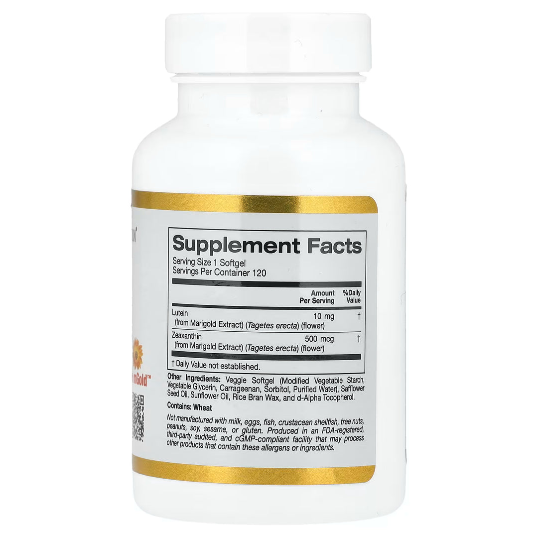 Lutein 20mg with Zeaxanthin California Gold Nutrition NTS Newtown Supplement Store Sydney