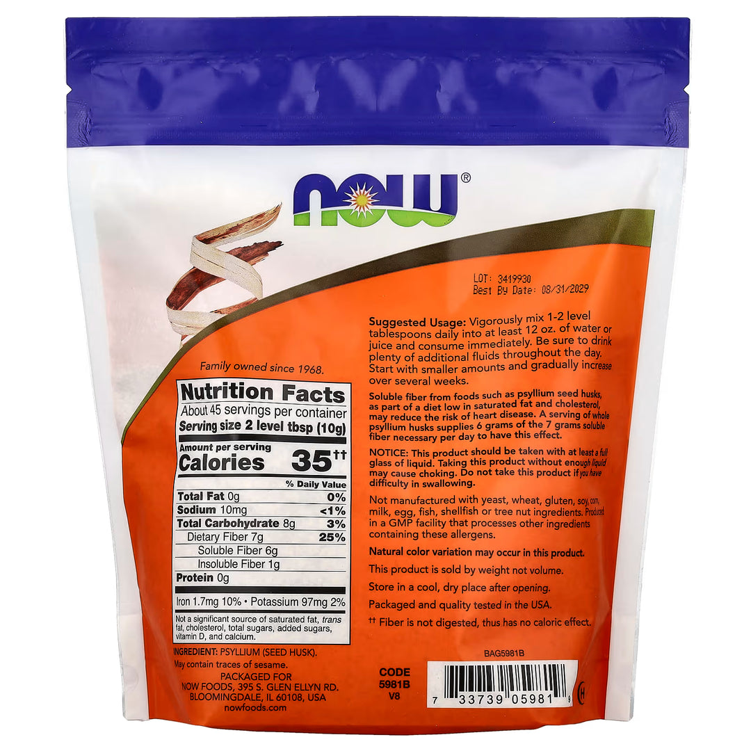 Whole Psyllium Husks // 454g