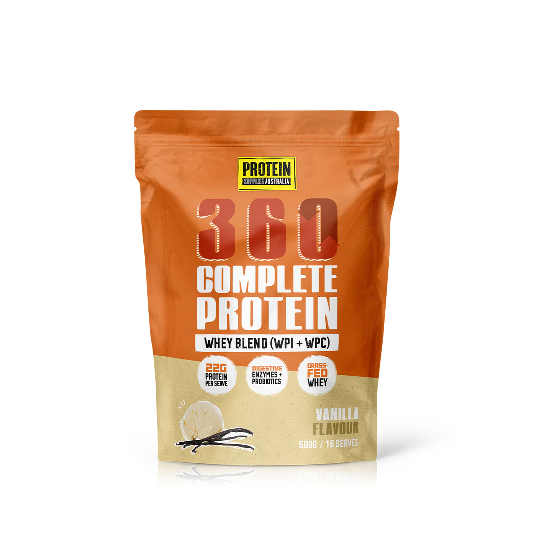 360 WHEY (WPC + WPI) // Complete Protein Protein Supplies Australia Vanilla / 500g NTS Newtown Supplement Store Sydney