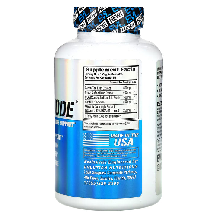 LEANMODE // Stimulant Free Metabolism Support Evlution Nutrition NTS Newtown Supplement Store Sydney