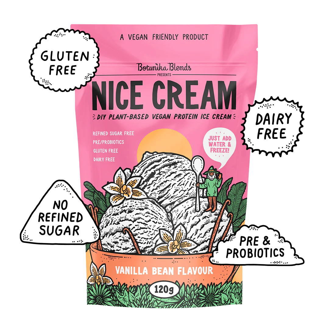NICE CREAM (Vanilla Bean) // Plant Based Vegan Protein Ice Cream 120g