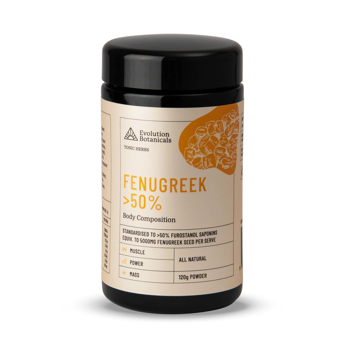 Fenugreek &gt;50% // Body Composition 120g Powder