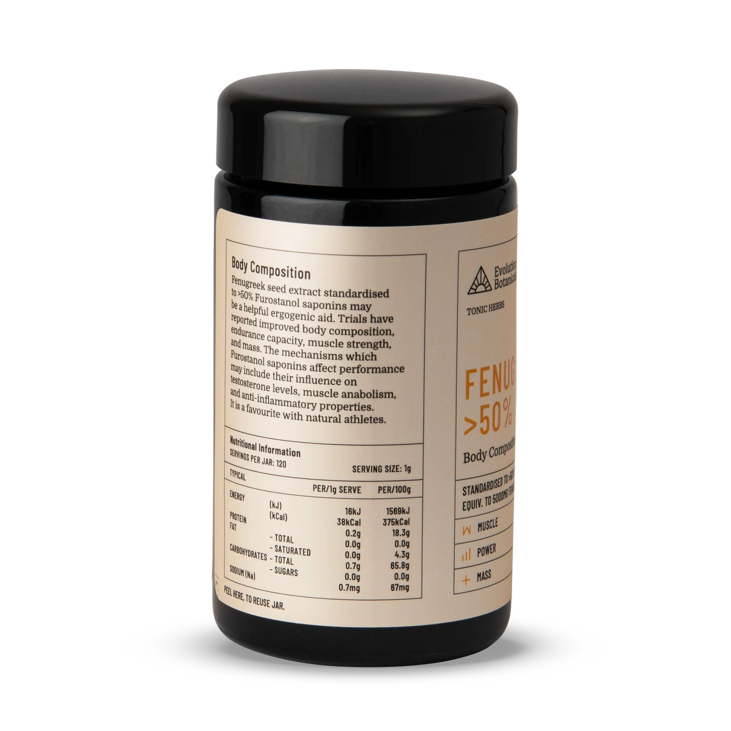 Fenugreek >50% // Body Composition 120g Powder
