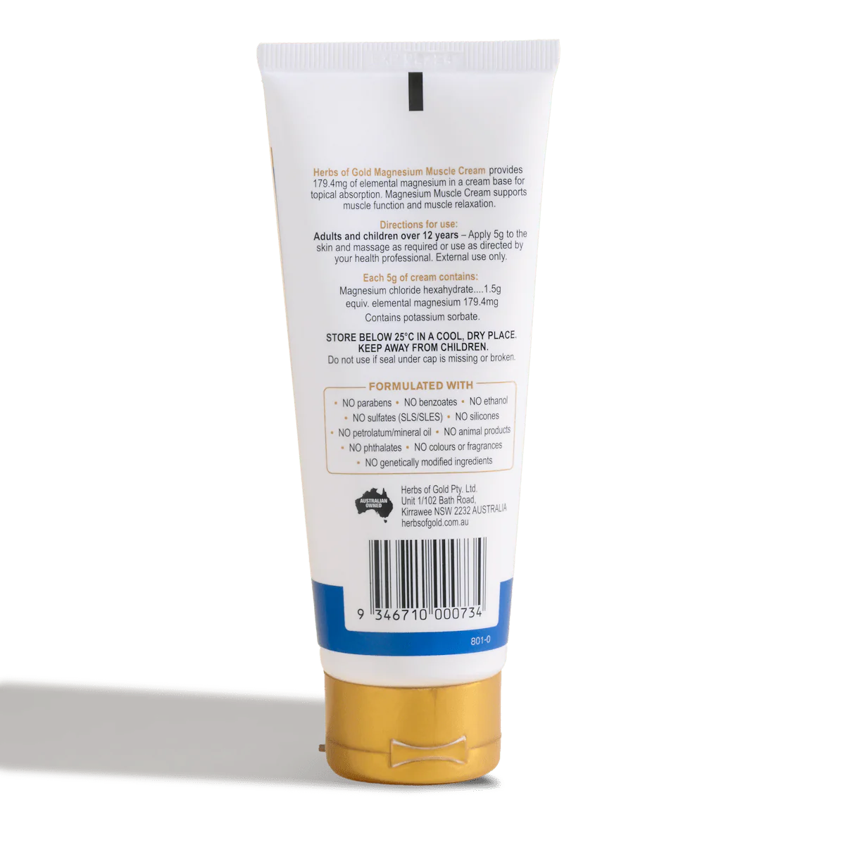 Topical Magnesium Muscle Cream // High-Strength Magnesium