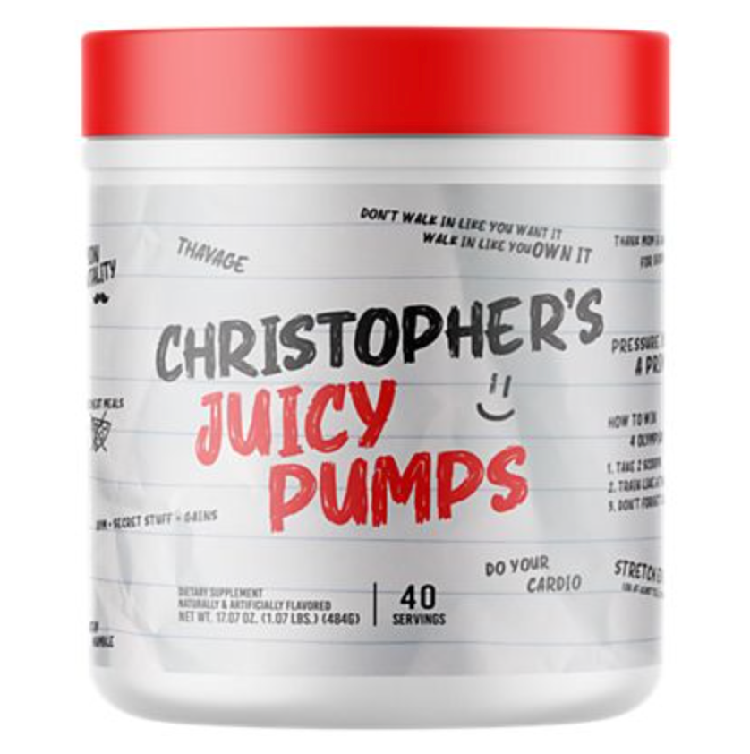 Christopher's Juicy Pumps // 40 Servings