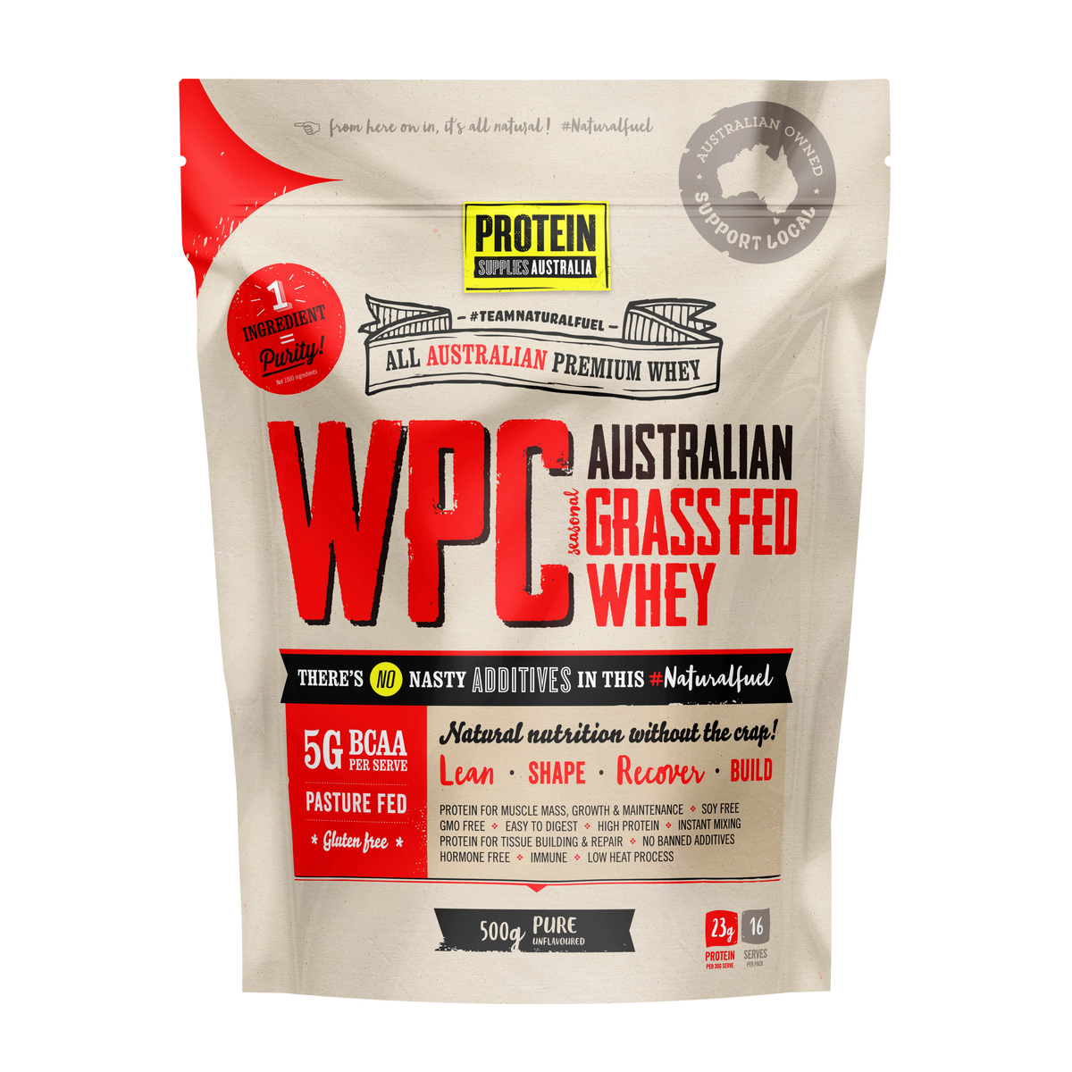 WPC Pure Unflavored // Australian Grass Fed Whey