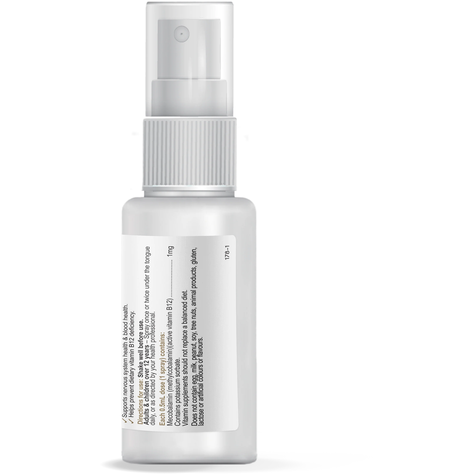 Activated B12 Spray // Mixed Berry Herbs of Gold NTS Newtown Supplement Store Sydney