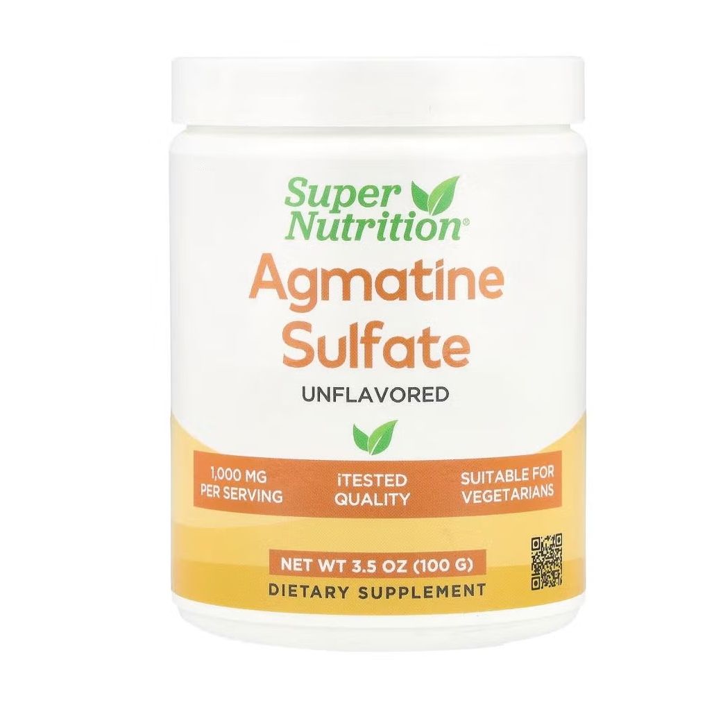Agmatine Sulfate 1,000mg // Unflavoured Powder 100g Super Nutrition NTS Newtown Supplement Store Sydney