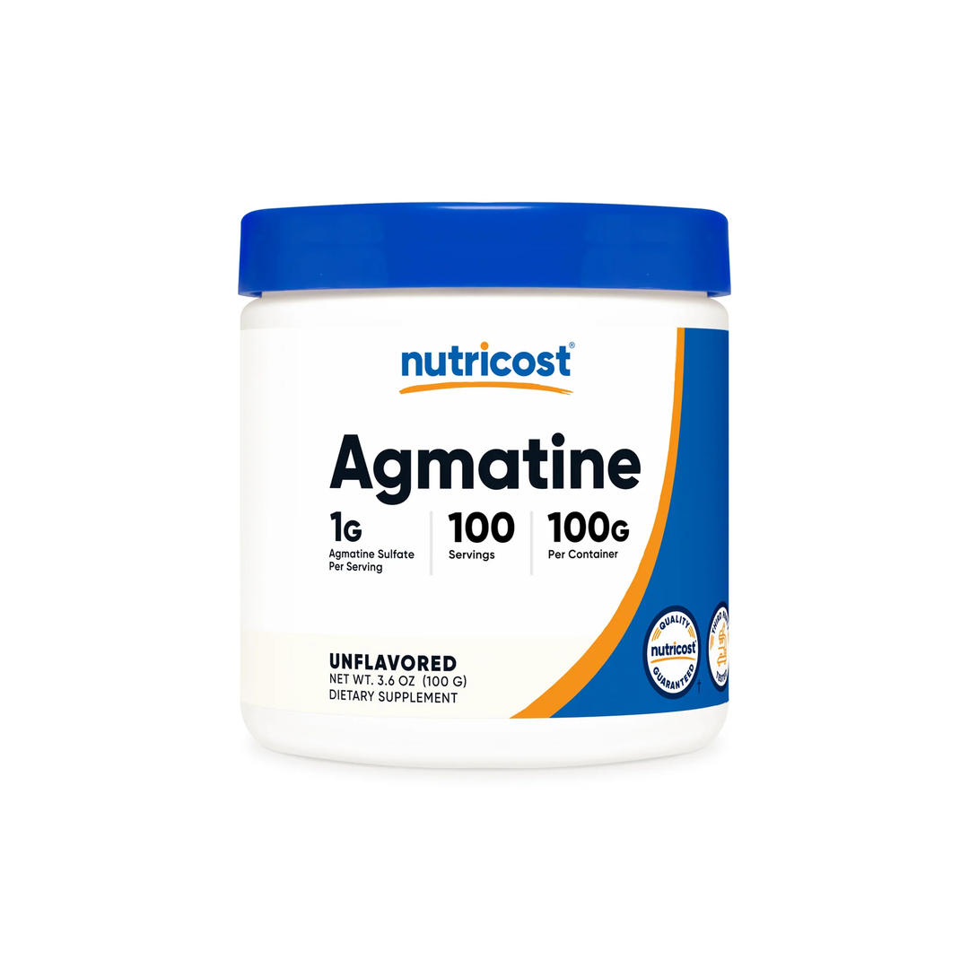 Agmatine Unflavoured Powder 1000mg // 100g nutricost NTS Newtown Supplement Store Sydney