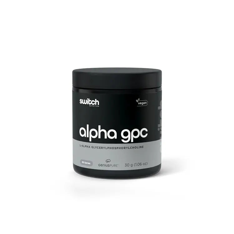 Alpha-GPC 55% GeniusPure 500mg // 60 Serves SWITCH NTS Newtown Supplement Store Sydney