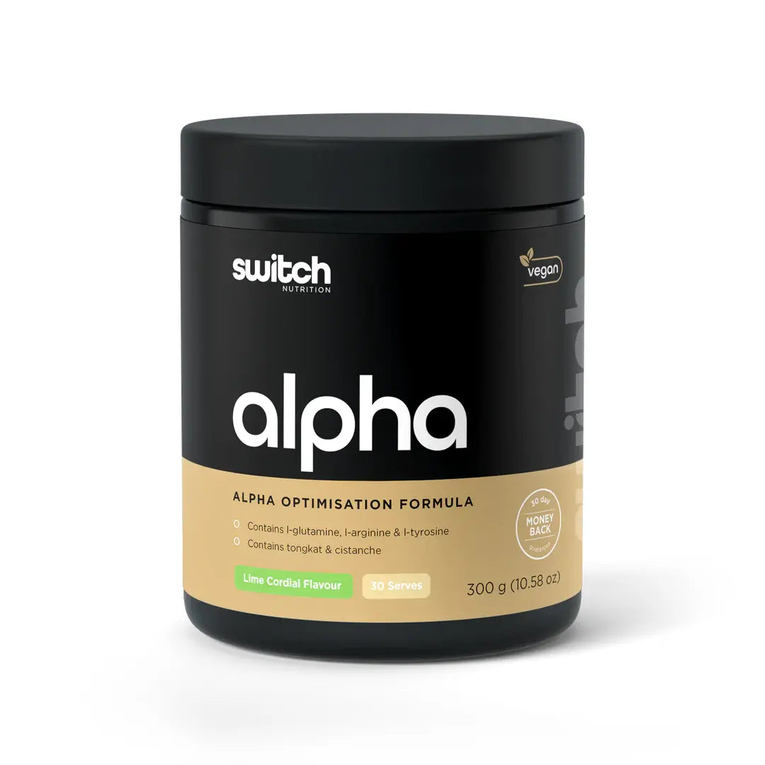 Alpha Switch Powder 300g  // Male Support Formula SWITCH Lime Cordial NTS Newtown Supplement Store Sydney