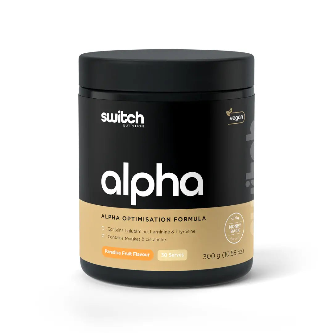 Alpha Switch Powder 300g  // Male Support Formula SWITCH Paradise Fruit NTS Newtown Supplement Store Sydney