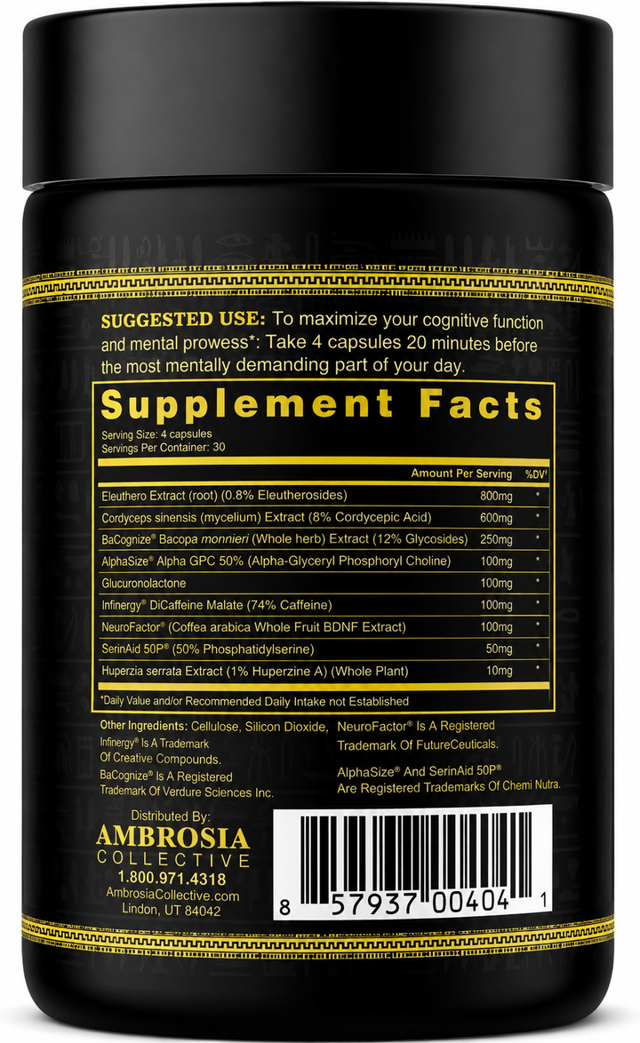 Ambrosia Collective Mental Jewels® // 120 Capsules Ambrosia NTS Newtown Supplement Store Sydney