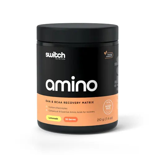 Amino EAA &amp; BCAA // Recovery Matrix 30 Servings SWITCH Lemonade / 30 Serve NTS Newtown Supplement Store Sydney