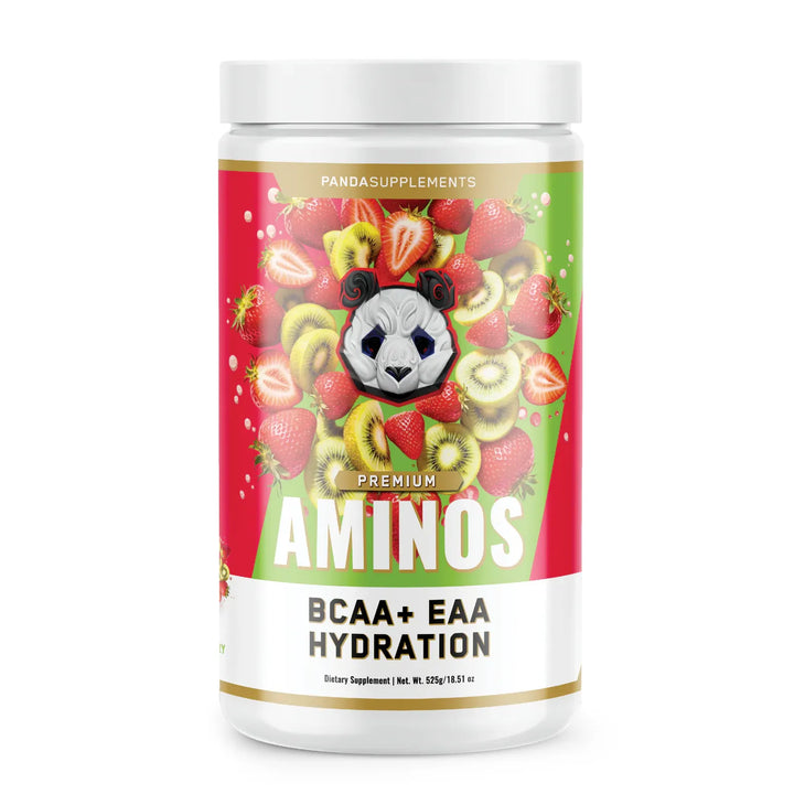 AMINOS // BCAA + EAA + HYDRATION + ELECTROLYTES Panda Supplements Kiwi Strawberry NTS Newtown Supplement Store Sydney