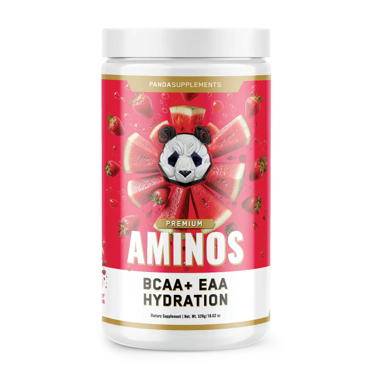 AMINOS // BCAA + EAA + HYDRATION + ELECTROLYTES Panda Supplements Strawberry Watermelon NTS Newtown Supplement Store Sydney
