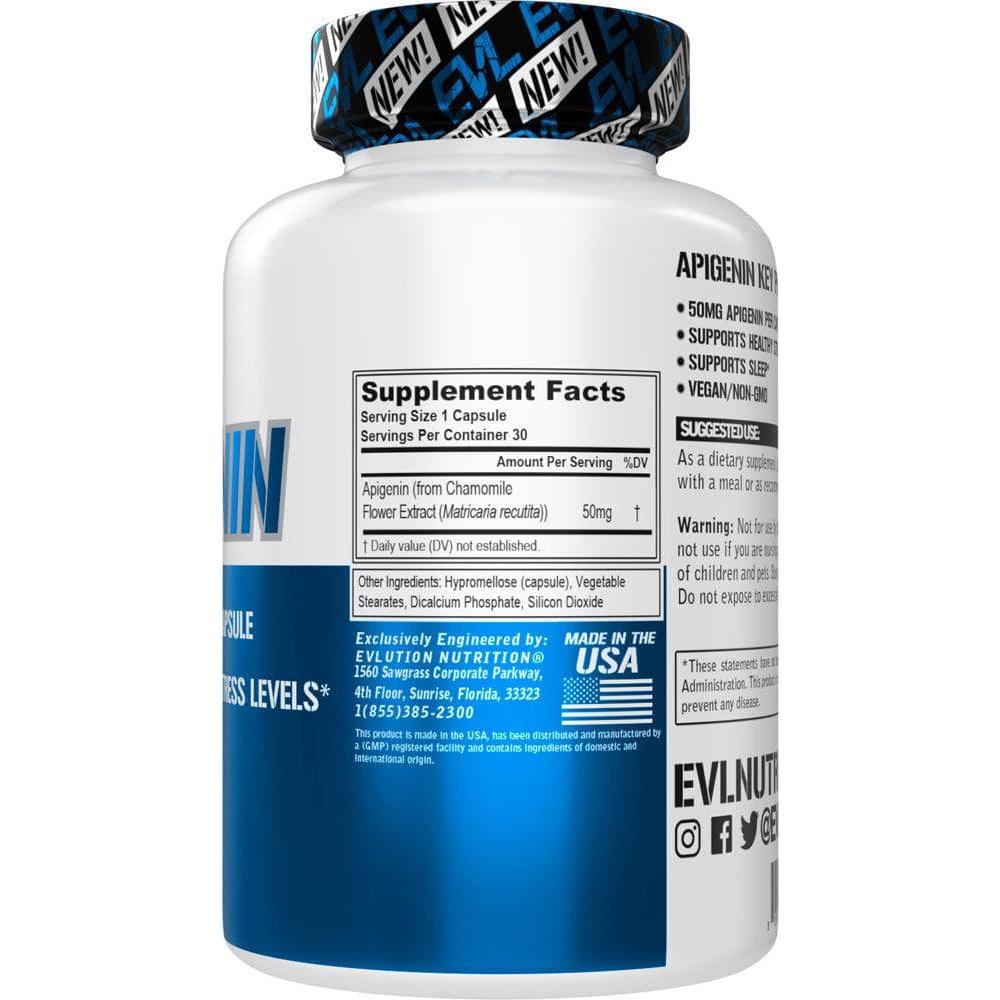 APIGENIN // 50mg - 30 Servings Evlution Nutrition NTS Newtown Supplement Store Sydney