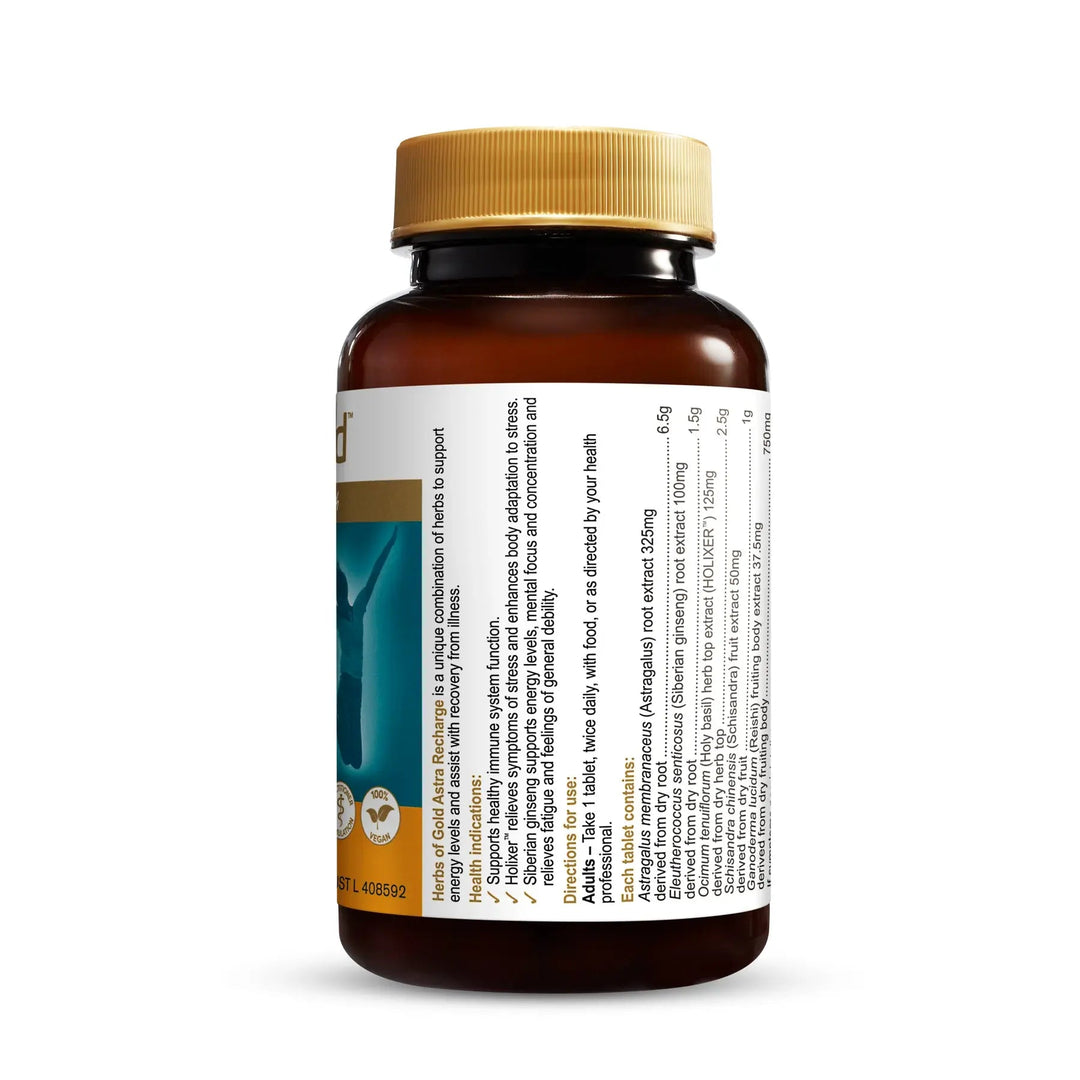 Astra Recharge // Energy Support &amp; Recovery from Illness Herbs of Gold NTS Newtown Supplement Store Sydney
