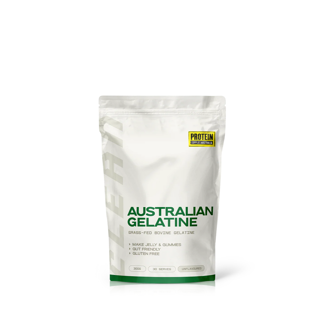 Australian Gelatine // Grass-Fed Bovine Gelatine 300g Protein Supplies Australia NTS Newtown Supplement Store Sydney