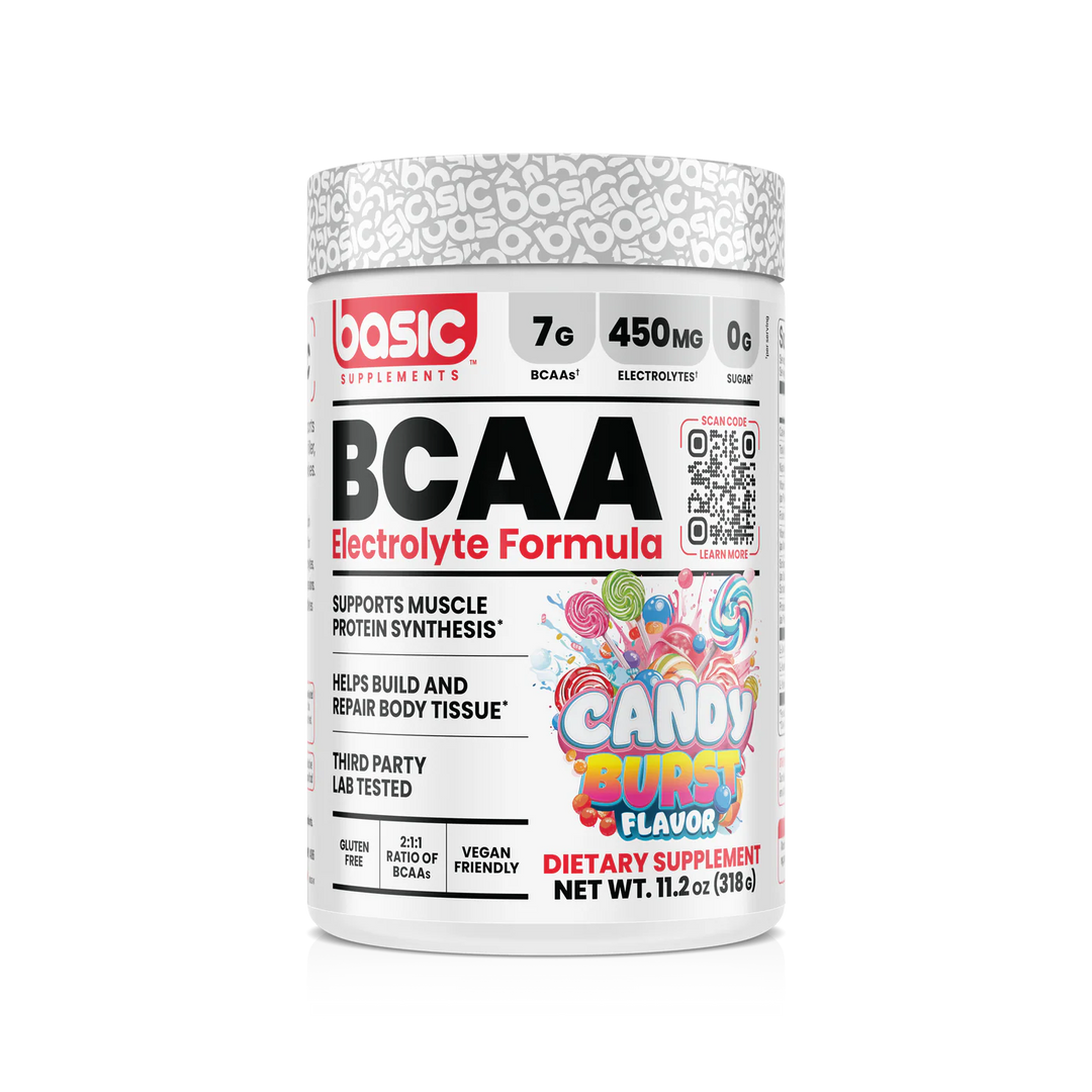 Basic BCAA // 30 Serves BASIC Candy Burst NTS Newtown Supplement Store Sydney