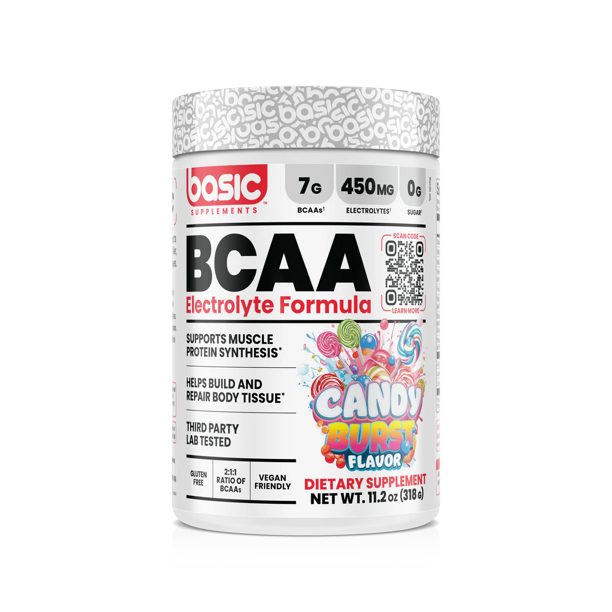 Basic BCAA // 30 Serves BASIC Candy Burst NTS Newtown Supplement Store Sydney