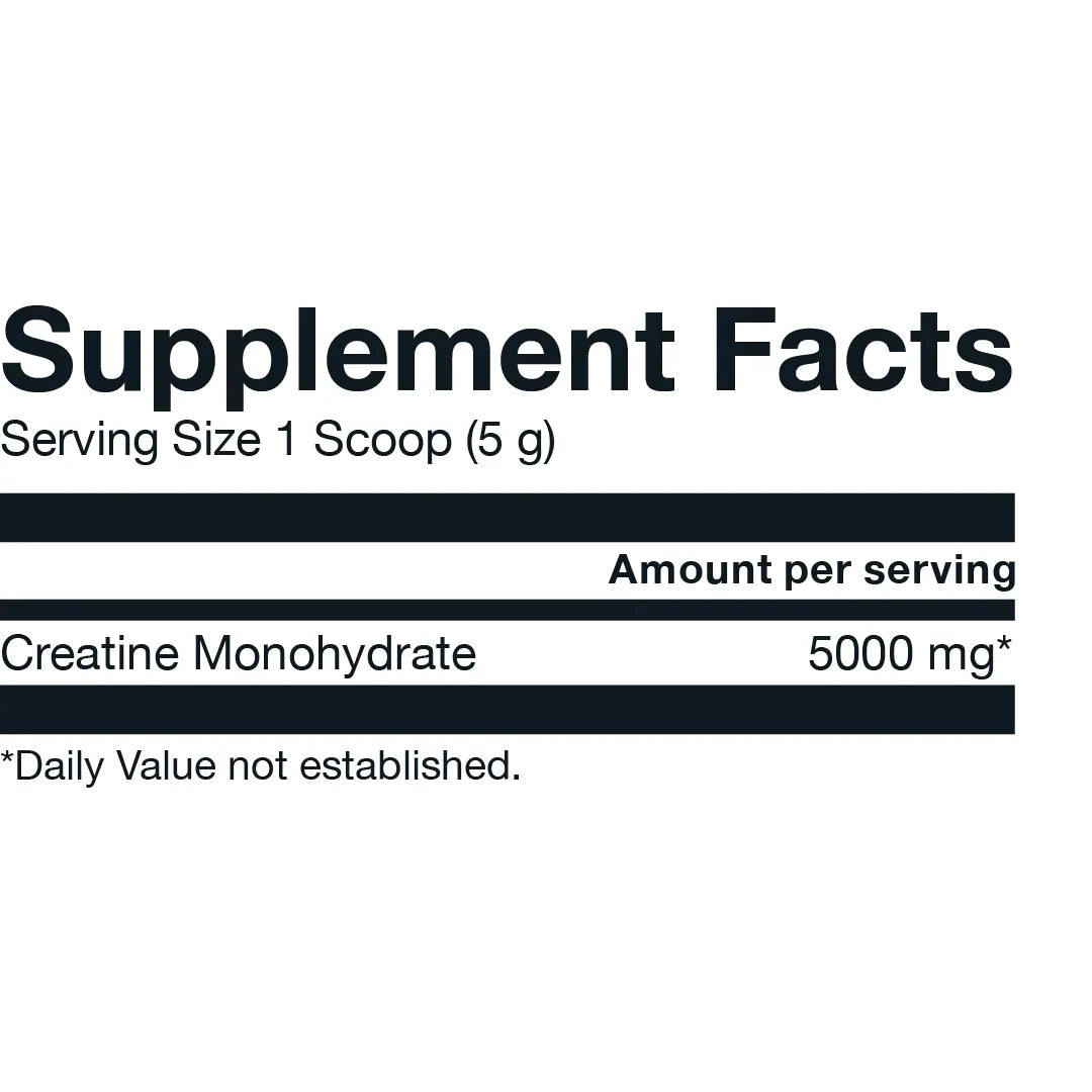 Basic Creatine // 60 Serves BASIC NTS Newtown Supplement Store Sydney