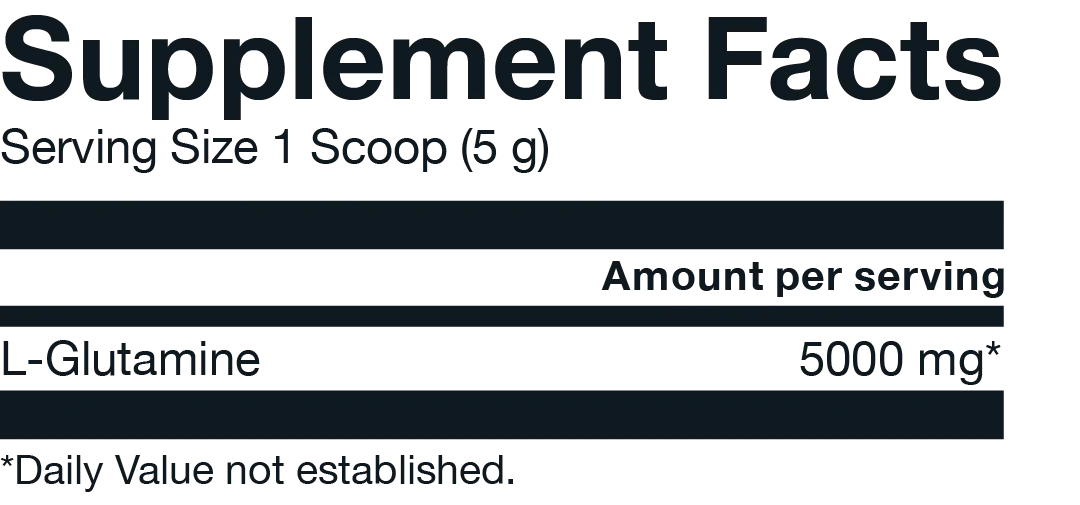 Basic Glutamine // 60 Serves BASIC NTS Newtown Supplement Store Sydney