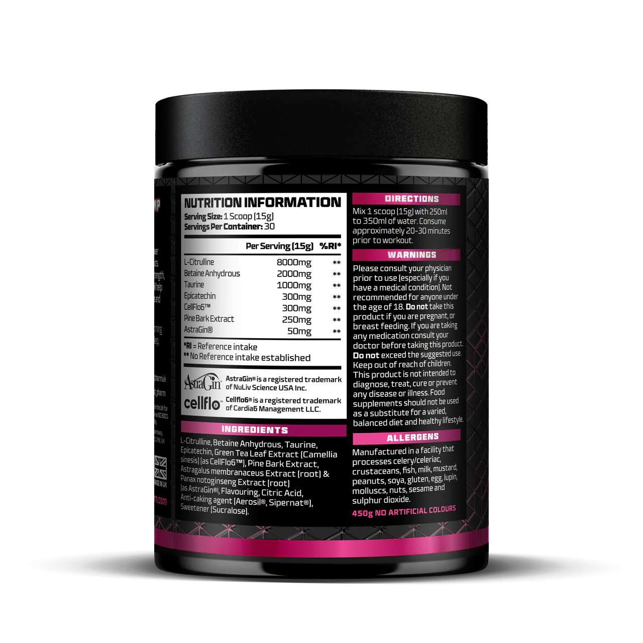 Beast Pharm PUMP // Stimulant Free Pre-Workout Beast Pharm NTS Newtown Supplement Store Sydney