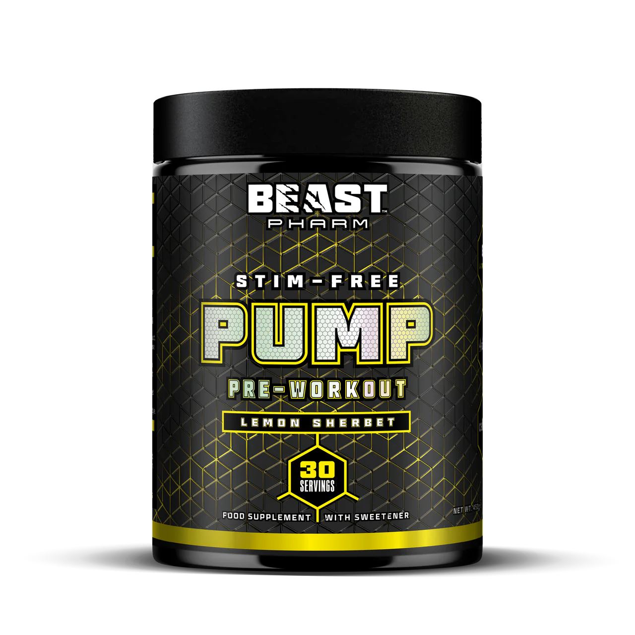 Beast Pharm PUMP // Stimulant Free Pre-Workout Beast Pharm Lemon Sherbert NTS Newtown Supplement Store Sydney