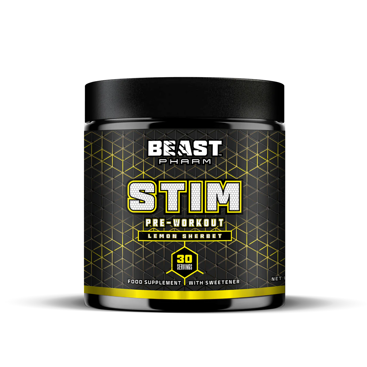 Beast Pharm // STIM Pre-Workout Beast Pharm Lemon Sherbert NTS Newtown Supplement Store Sydney