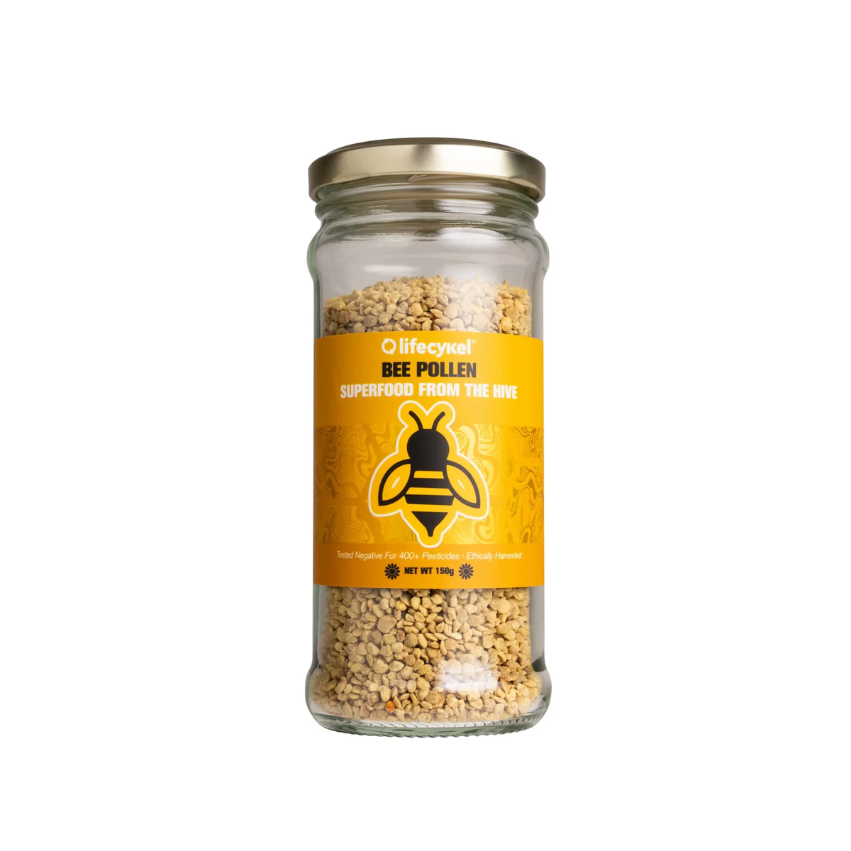Bee Pollen // Ethically Harvested 150g Life Cykel NTS Newtown Supplement Store Sydney