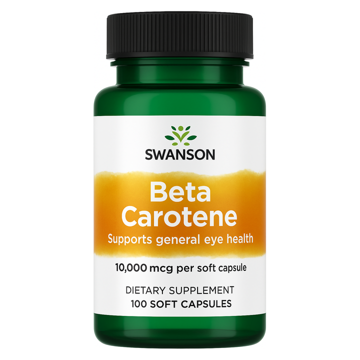 Beta Carotene 10,000 IU // 100 softgels Swanson NTS Newtown Supplement Store Sydney