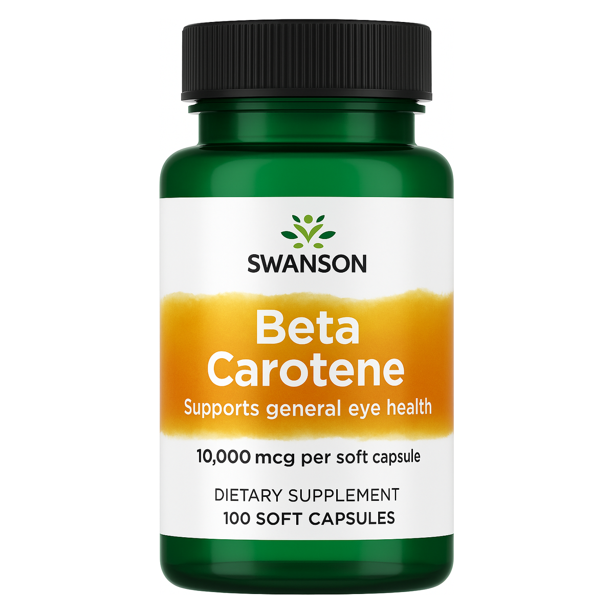 Beta Carotene 10,000 IU // 100 softgels Swanson NTS Newtown Supplement Store Sydney