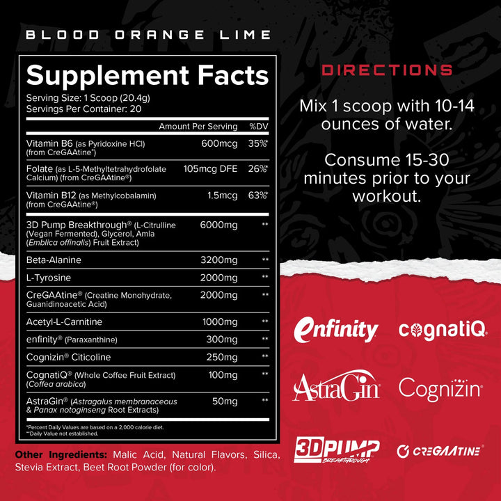 BH2K // Pre-Workout Fueled by Enfinity Unmatched NTS Newtown Supplement Store Sydney
