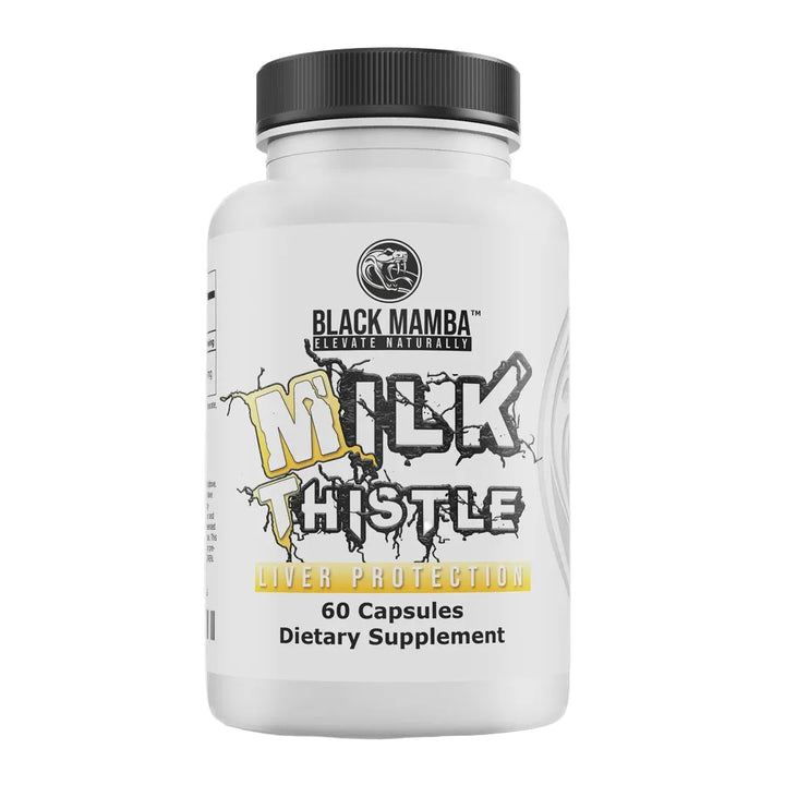 Black Mamba Milk Thistle 80% Silymarin // 1000mg 30 Srv Black Mamba Nutrition NTS Newtown Supplement Store Sydney
